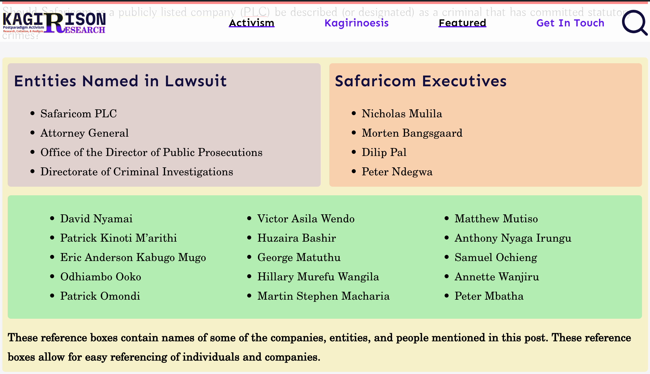 Data Leak of 43 Million Safaricom Customer Records, KES 1.432 Billion Lawsuit, and Safaricom-DCI Conspiracy to Fabricate Evidence and Commit Statutory Crimes | 9 Data Leak of 43 Million Safaricom Customer Records, KES 1.432 Billion Lawsuit, and Safaricom-DCI Conspiracy to Fabricate Evidence and Commit Statutory Crimes